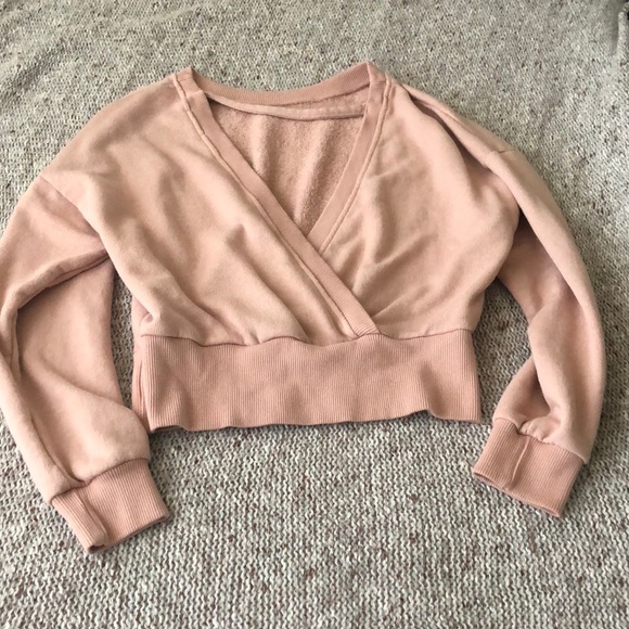 Donโt Ask Why ๐ท Pink open back sweater - Picture 2 of 4